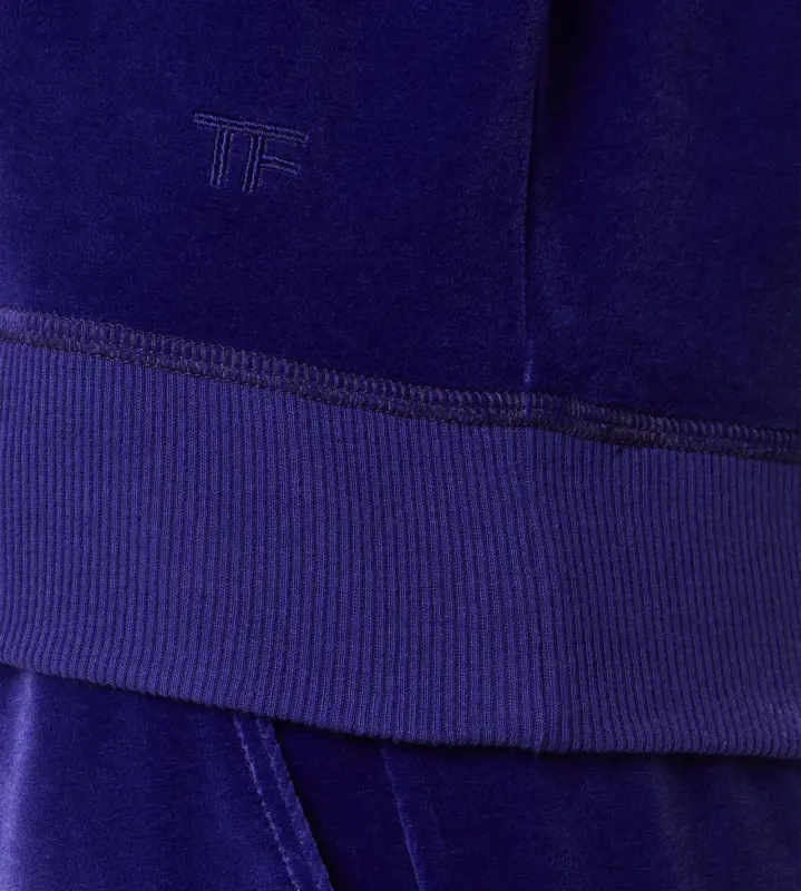VELOUR HOODIE ULTRA VIOLET online